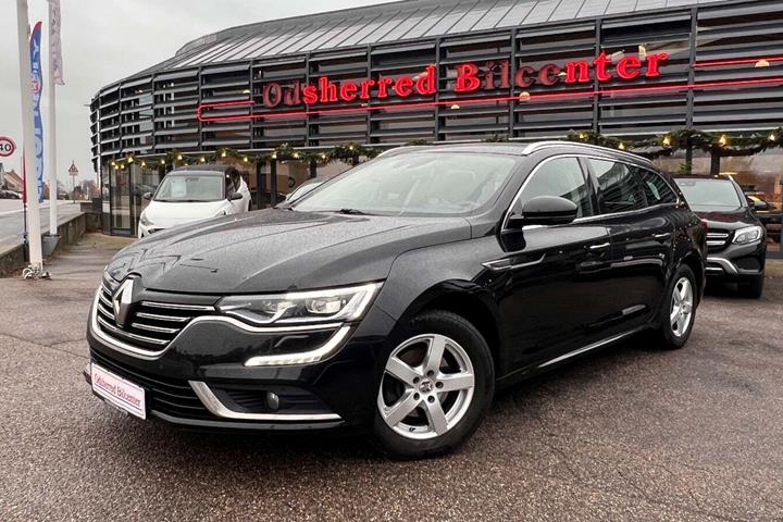 Sort Renault Talisman fra 2016 set udefra