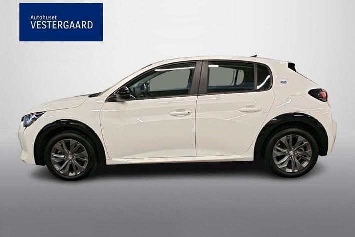 Hvid Peugeot e-208 fra 2022