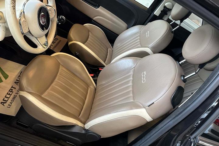 Sort Fiat 500 fra 2018