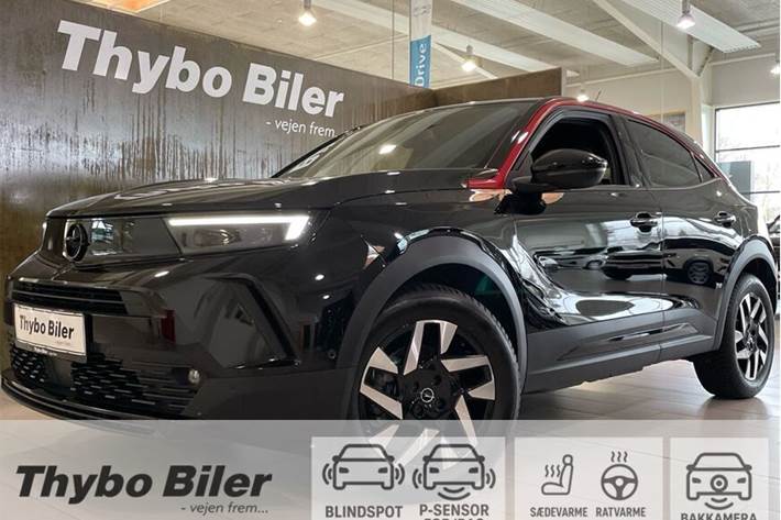 Sort Opel Mokka-e fra 2023
