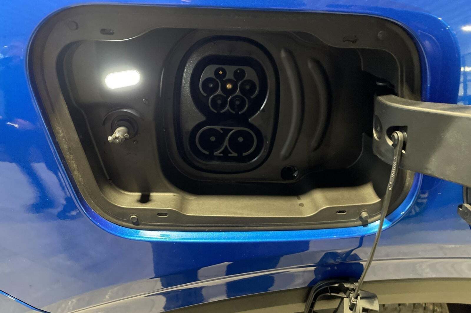 Blå Ford Explorer fra 2025