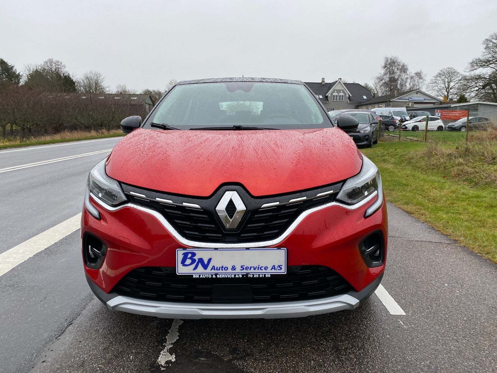Rød Renault Captur fra 2020