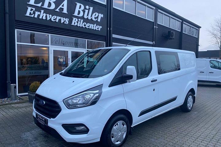 Hvid Ford Transit Custom 300 L2 fra 2023