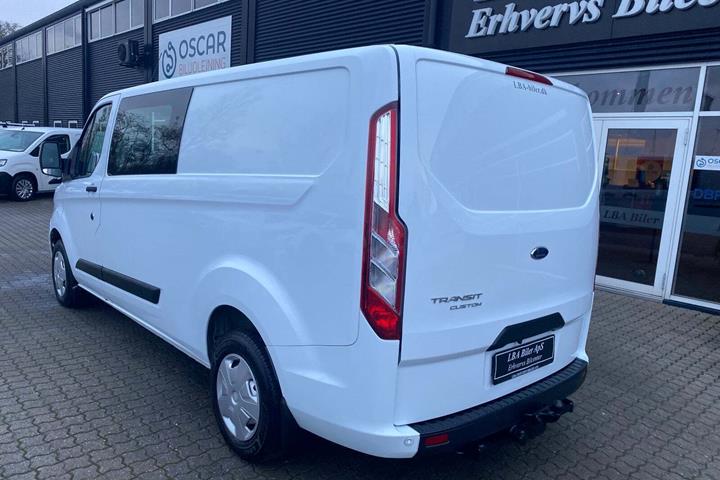 Hvid Ford Transit Custom 300 L2 fra 2023