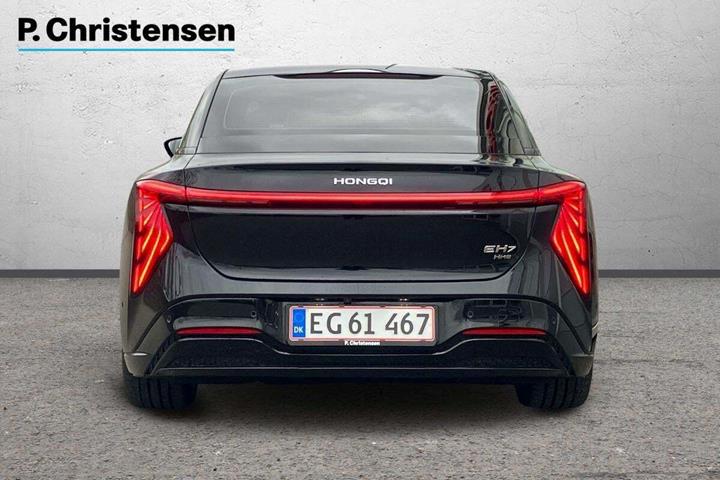 Sort Hongqi EH7 fra 2025 set udefra