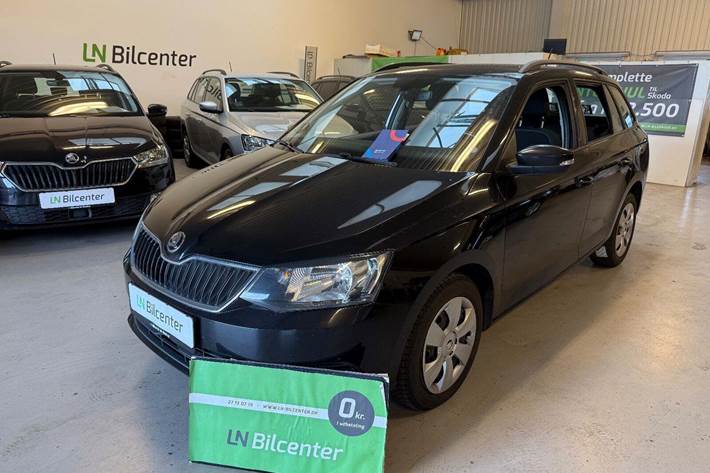 Sort Skoda Fabia fra 2018