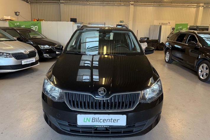 Sort Skoda Fabia fra 2018