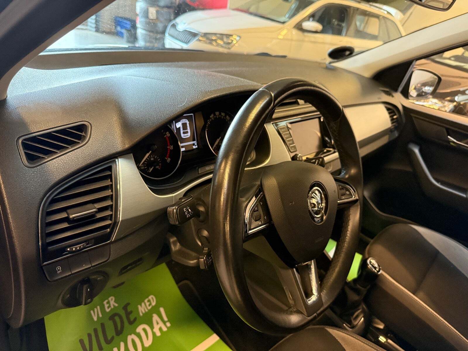 Sort Skoda Fabia fra 2018