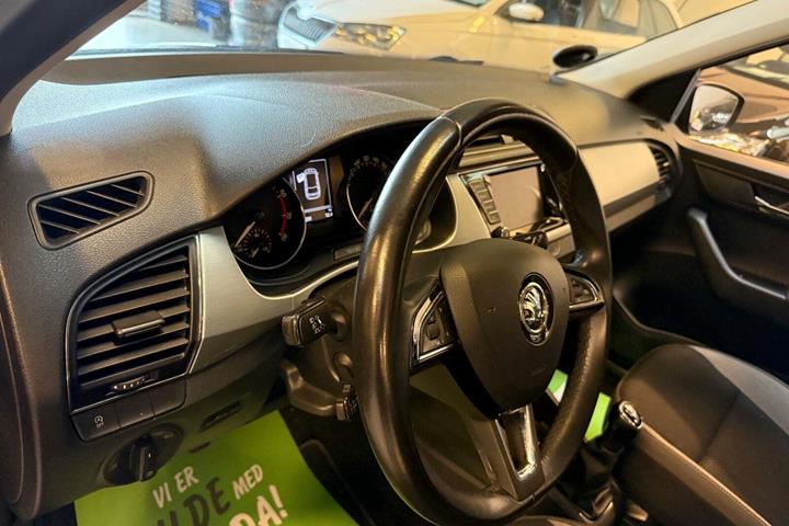Sort Skoda Fabia fra 2018