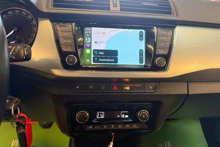 Sort Skoda Fabia fra 2018
