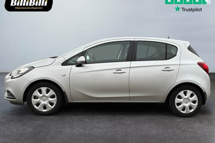 Sølv Opel Corsa fra 2018