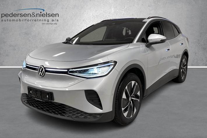 Sølv VW ID.4 fra 2025 set udefra