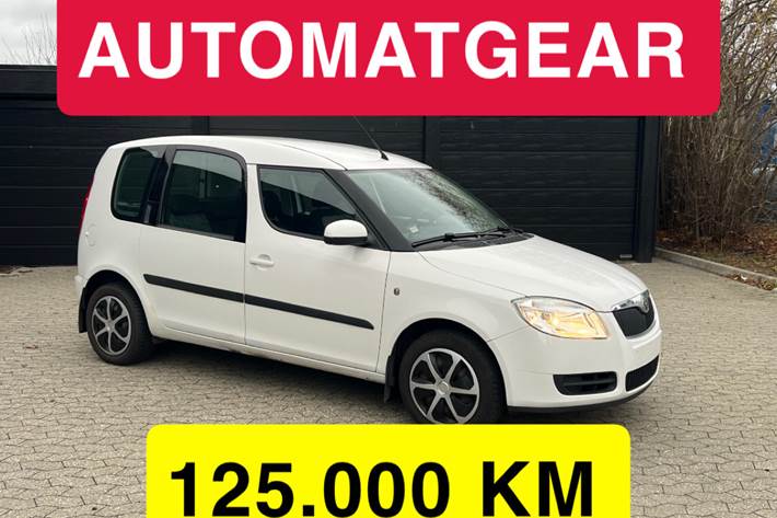 Hvid Skoda Roomster fra 2007