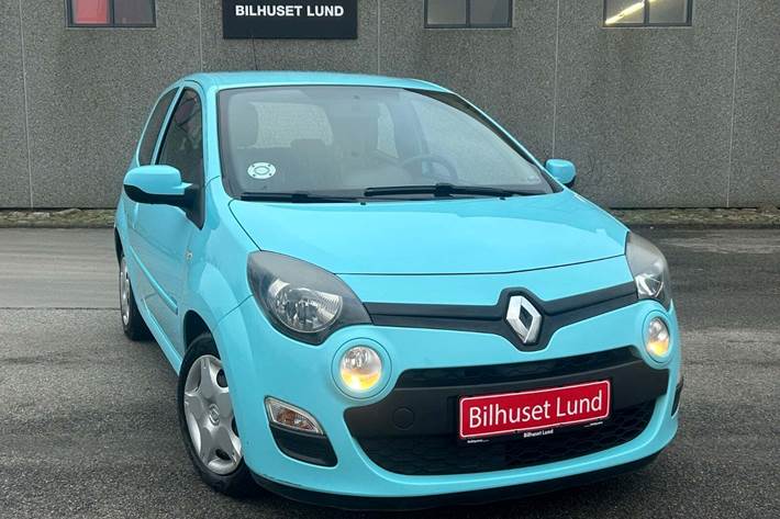 Blå Renault Twingo fra 2013 set udefra