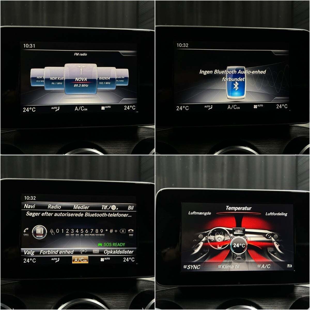 Sort Mercedes C220 d fra 2017