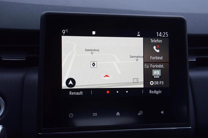 Grå Renault Clio fra 2020