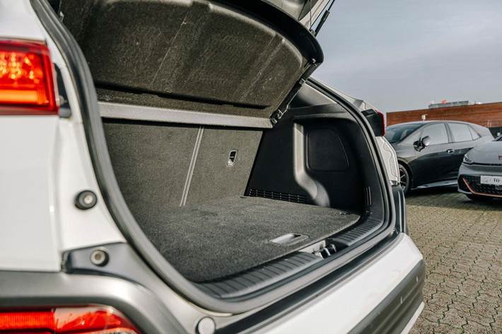 Hvid Hyundai Kona fra 2019