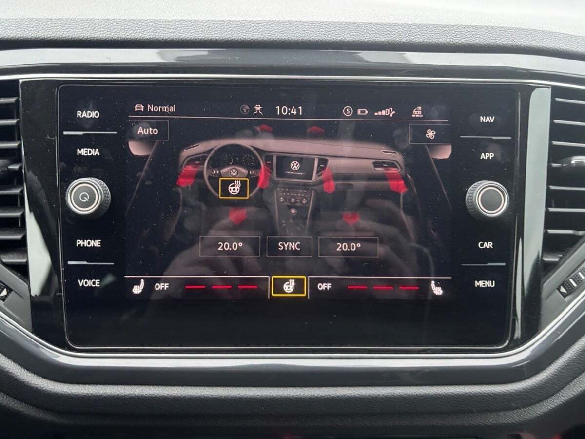 Grå VW T-Roc fra 2021