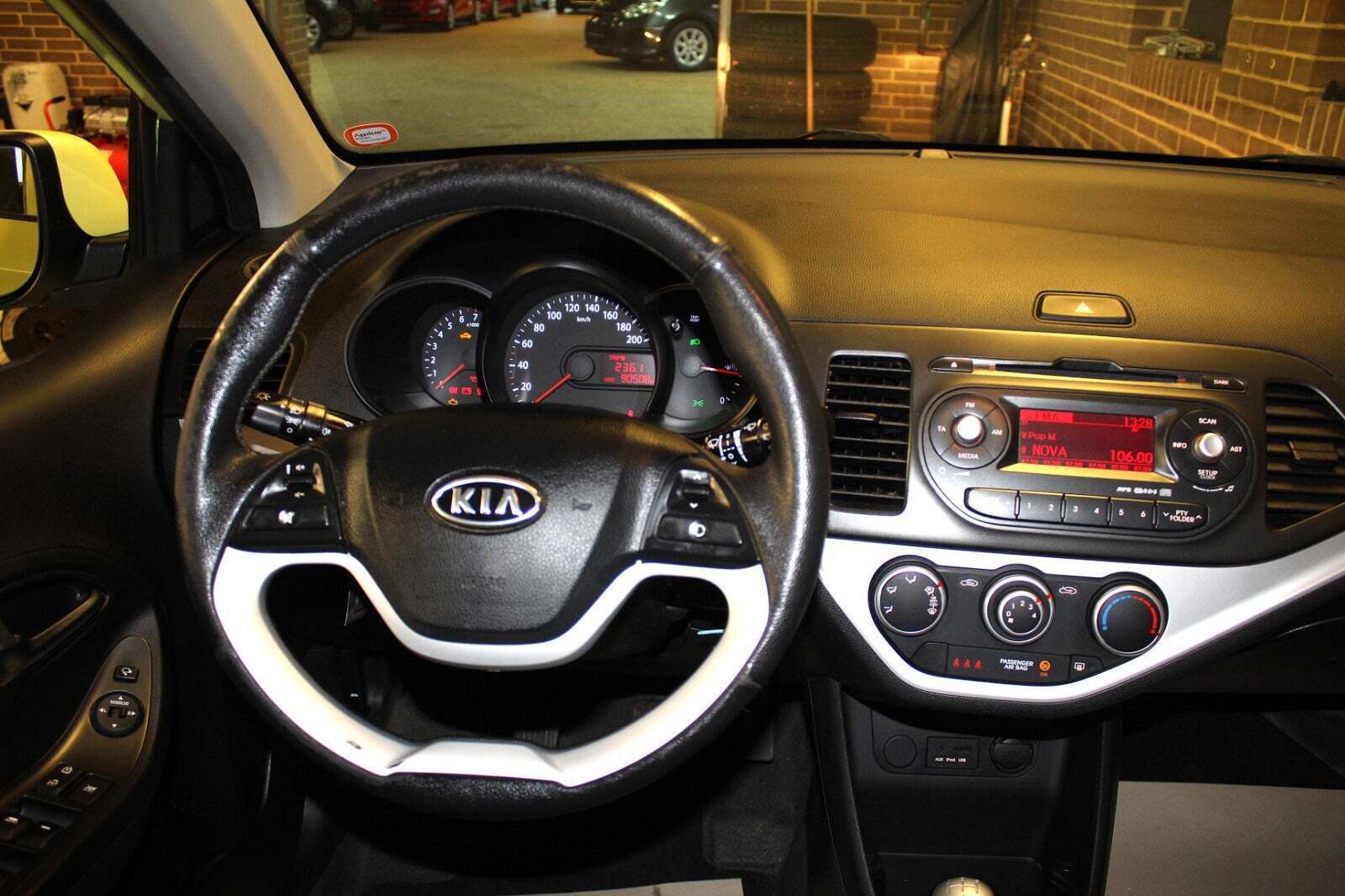 Grøn Kia Picanto fra 2012