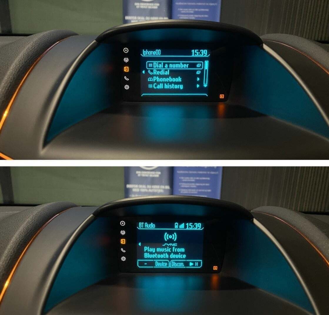 Hvid Ford Fiesta fra 2014