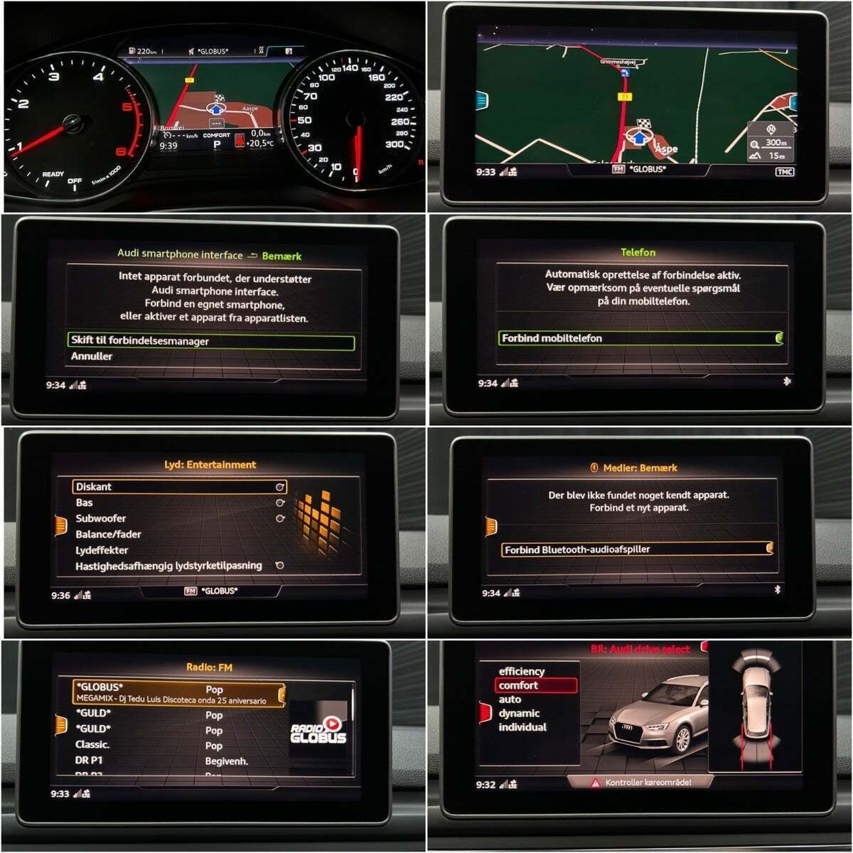Sort Audi A4 fra 2018