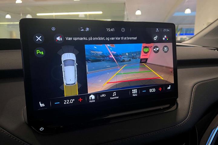 Blå Skoda Enyaq fra 2022