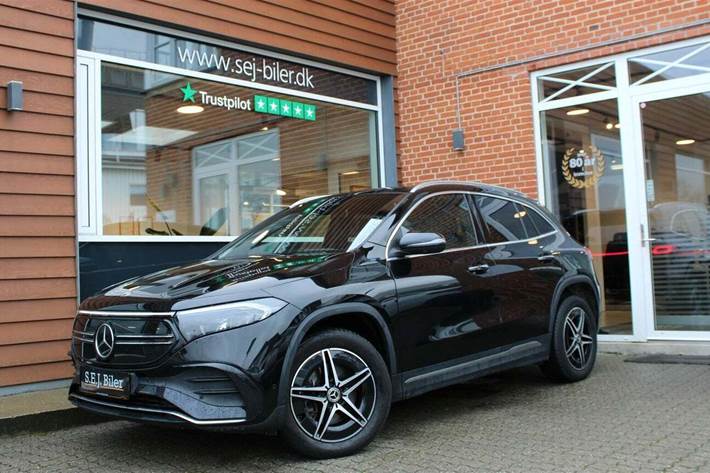 Sort Mercedes EQA300 fra 2022