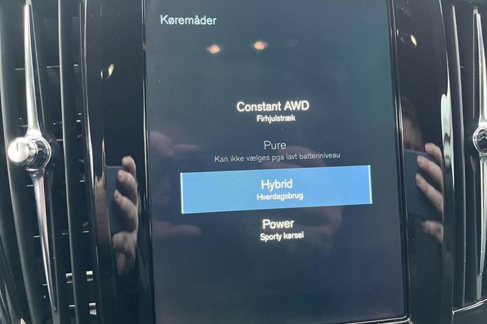 Sort Volvo V90 fra 2021