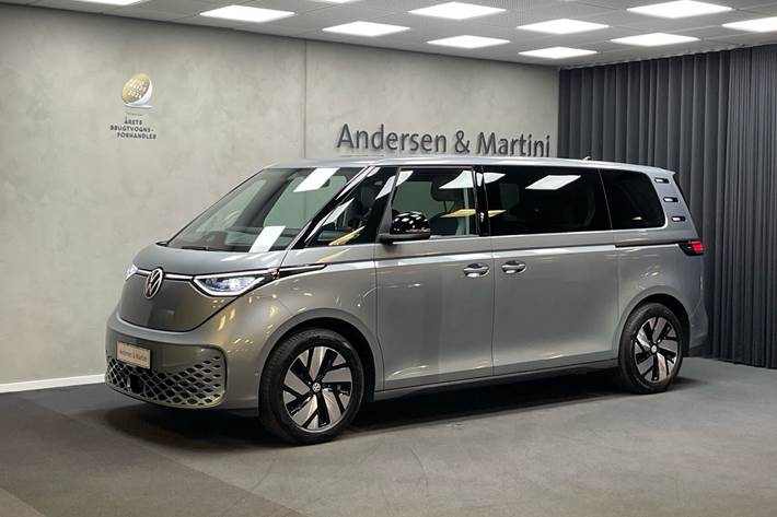 Sølv VW ID.Buzz fra 2025 set udefra