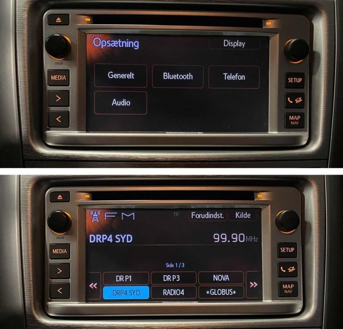 Sølv Toyota Verso fra 2011