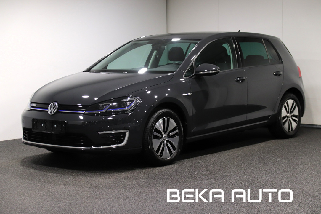 Grå VW e-Golf VII fra 2020