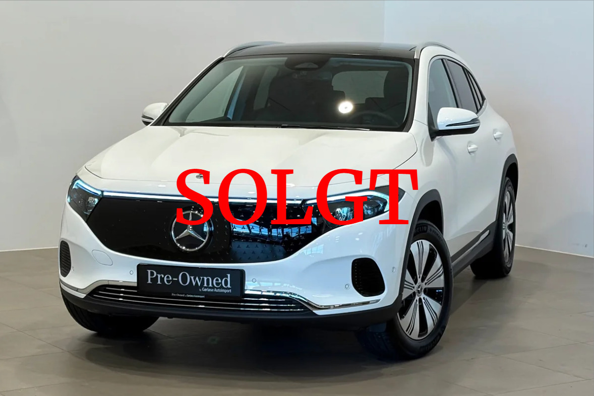 Hvid Mercedes EQA300 fra 2025