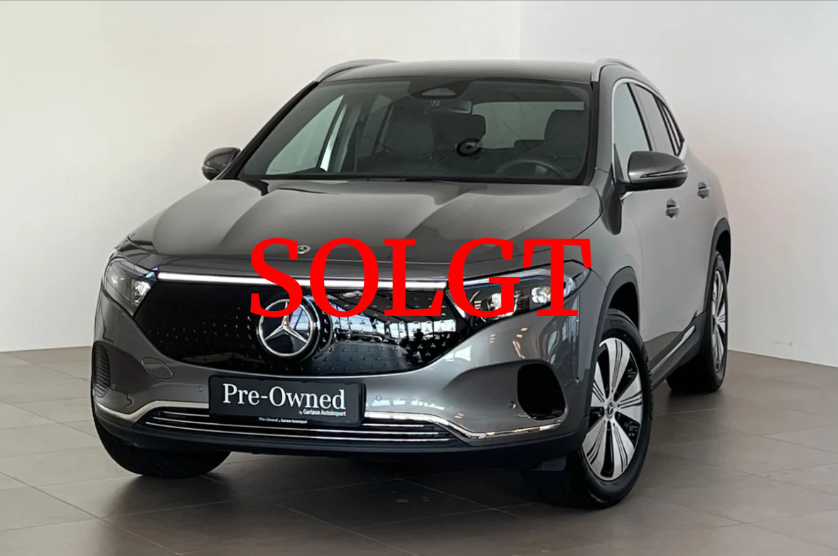 Grå Mercedes EQA300 fra 2025 set udefra