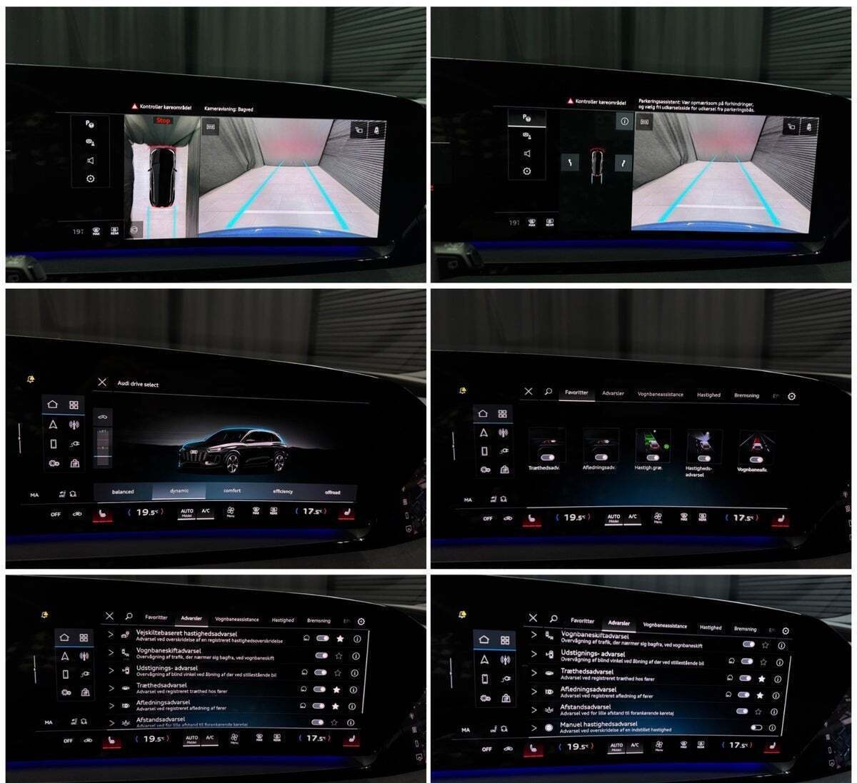Grå Audi Q6 e-tron fra 2025