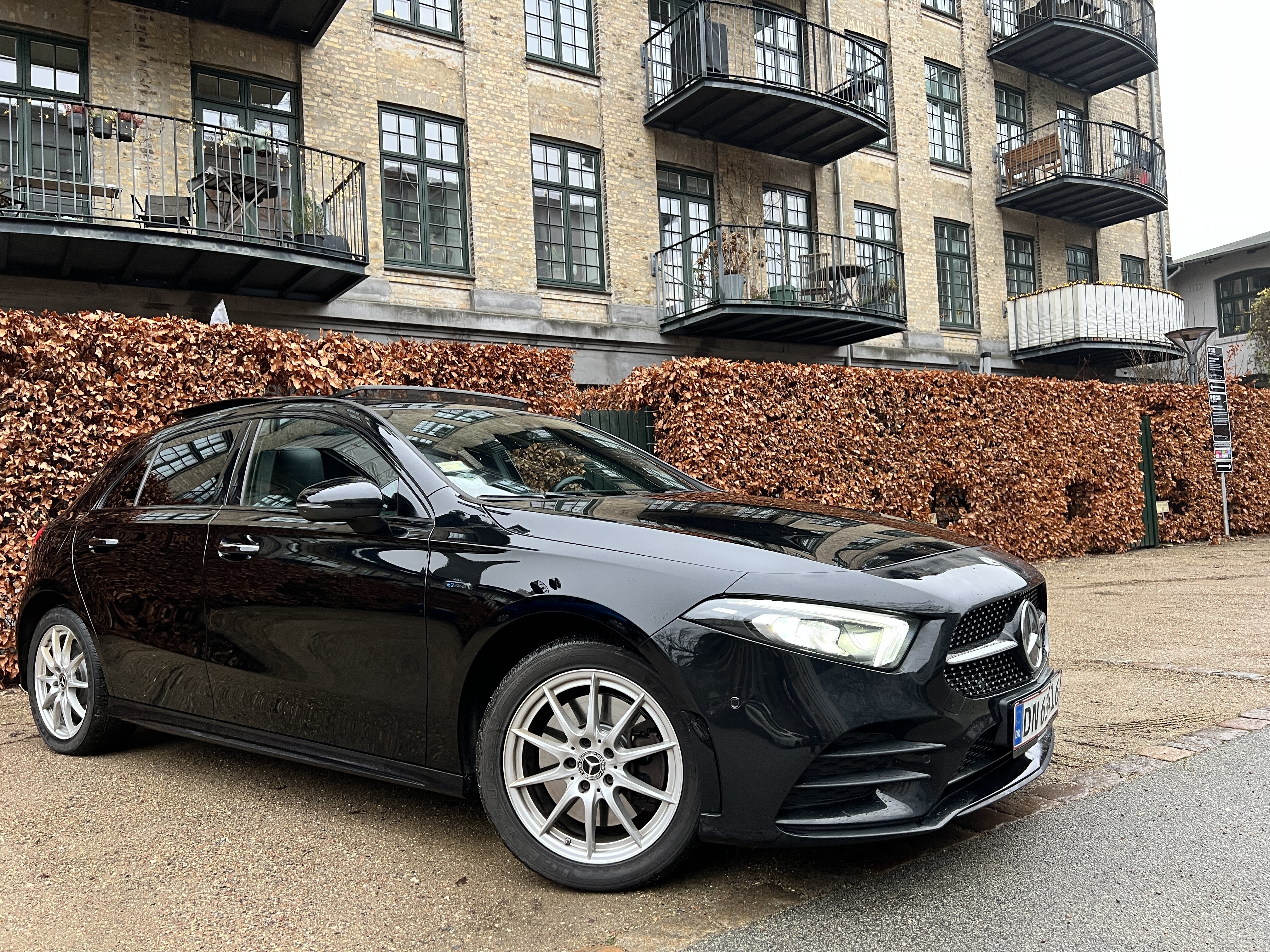 Sort Mercedes A-Klasse fra 2020