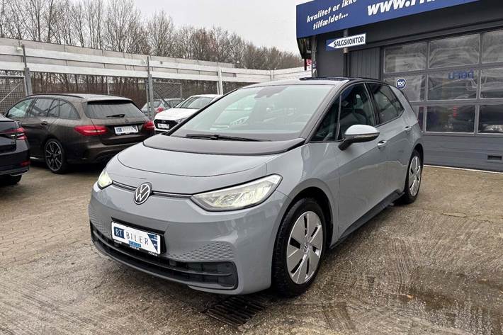 Hvid VW ID.3 fra 2020 set udefra