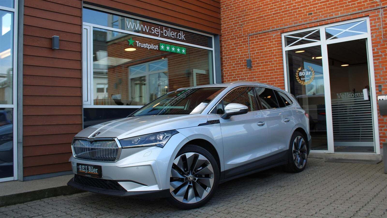 Sølv Skoda Enyaq fra 2022