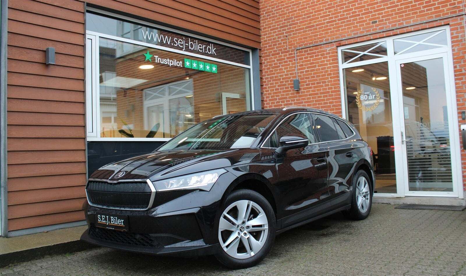 Sort Skoda Enyaq fra 2022