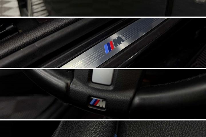 Sort BMW 118i fra 2019 set indefra