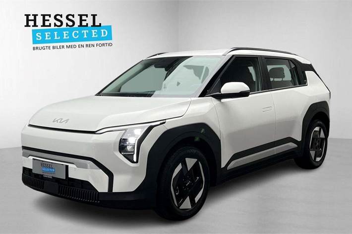 Hvid Kia EV3 fra 2025 set udefra