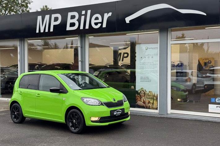 Grøn Skoda Citigo fra 2019