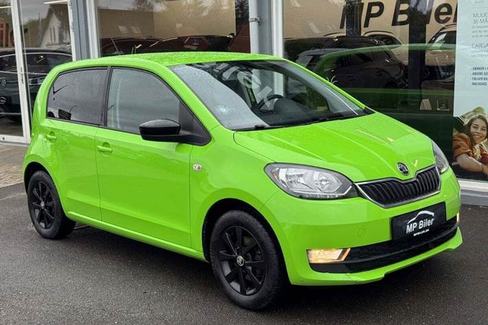 Grøn Skoda Citigo fra 2019