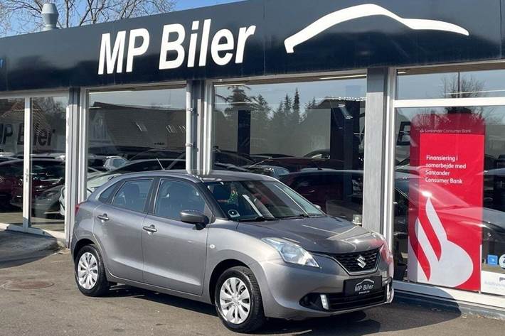 Grå Suzuki Baleno fra 2016