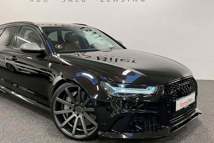 Sort Audi RS6 fra 2018