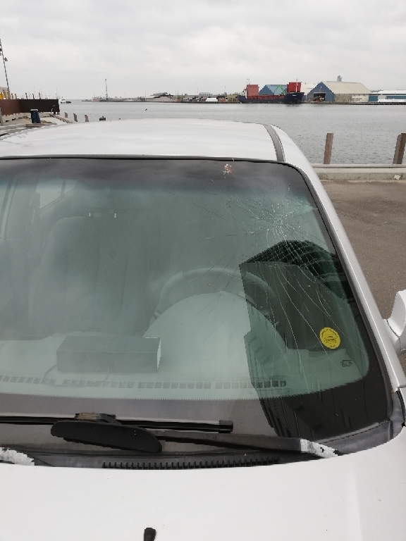 Grå Hyundai Accent fra 2001