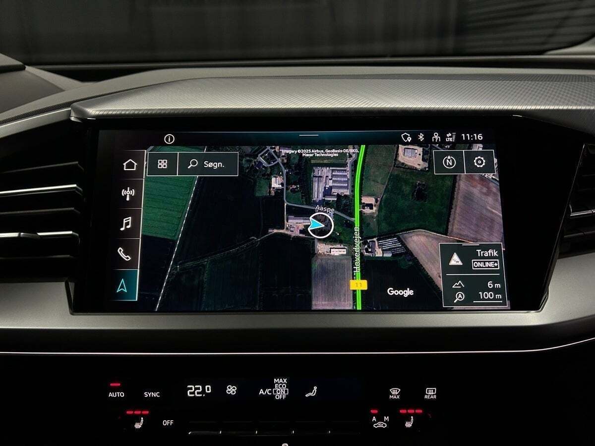 Grå Audi Q4 e-tron fra 2024