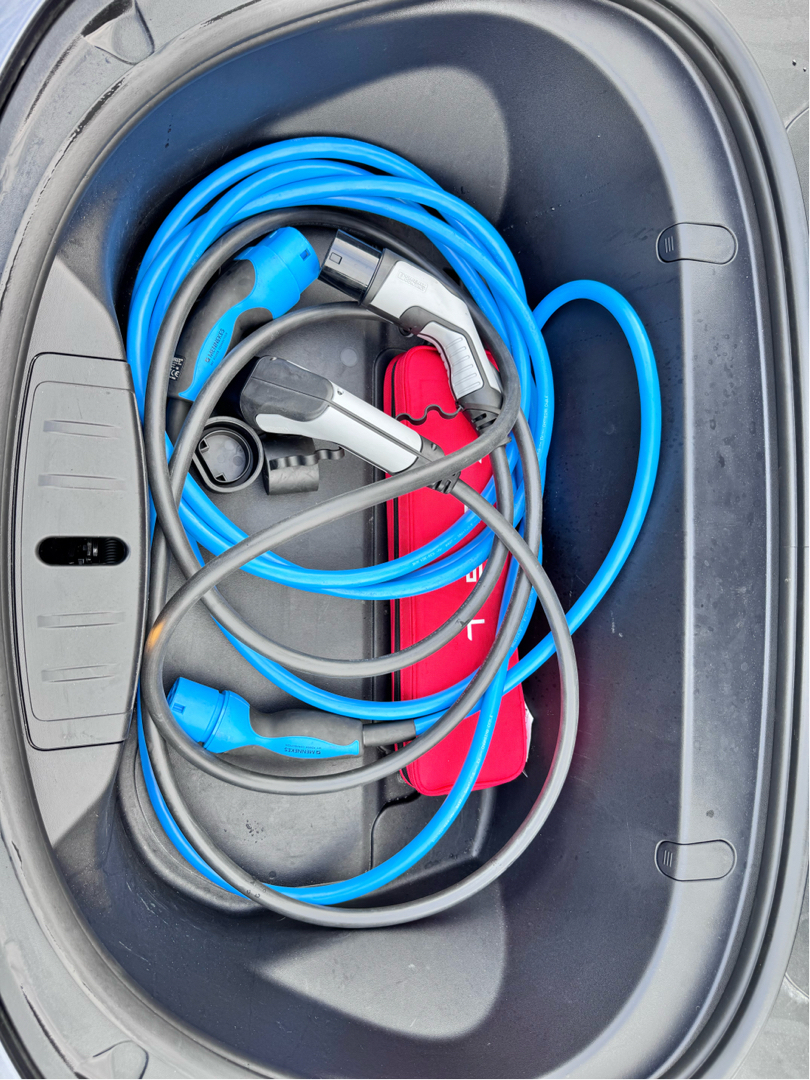 Sort Tesla Model 3 fra 2020