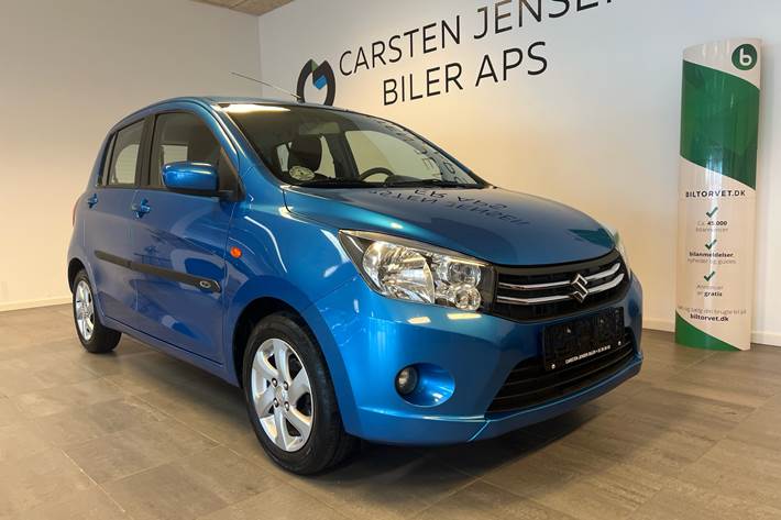 Blå Suzuki Celerio fra 2018 set udefra