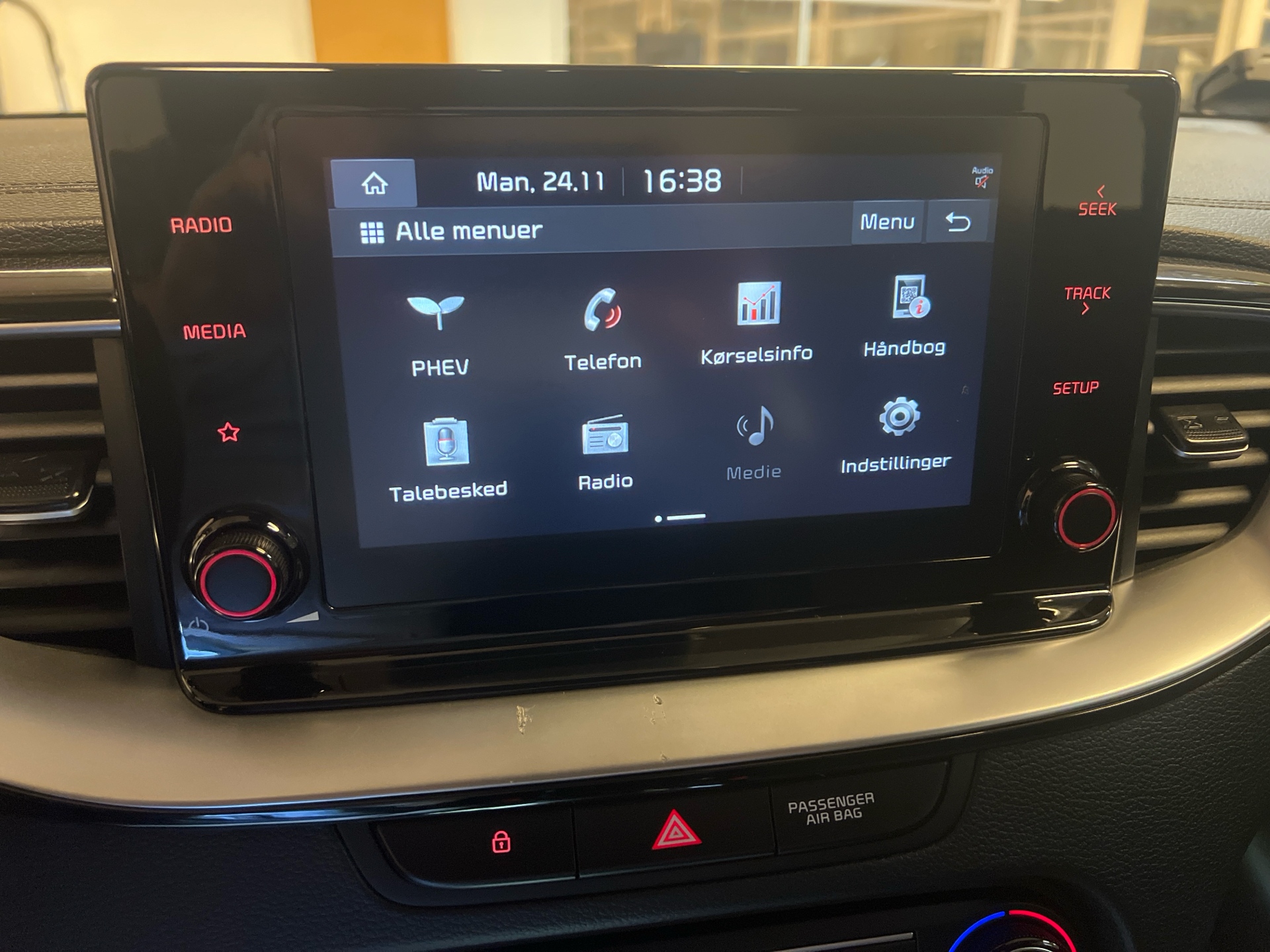 Blå Kia XCeed fra 2021