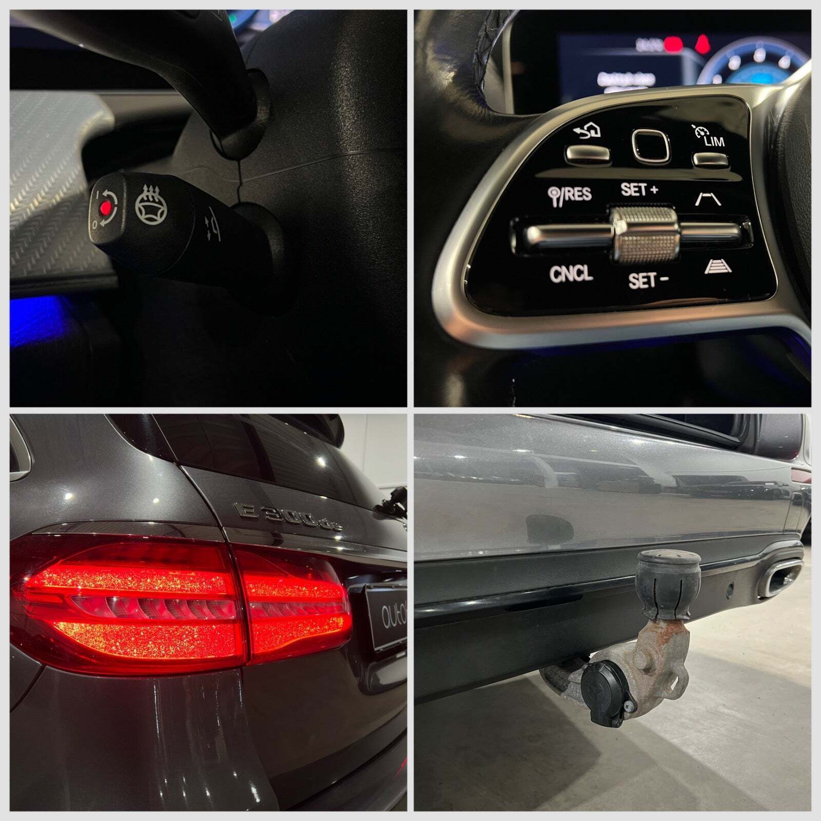 Grå Mercedes E300 de fra 2019